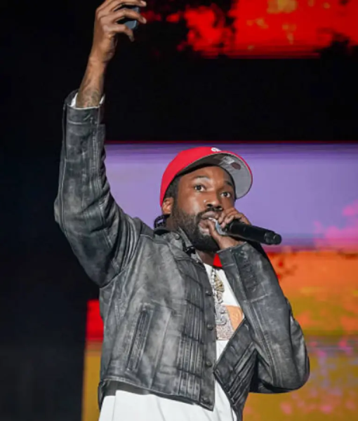 Meek Mill Roots Picnic 2025 Grey Jacket