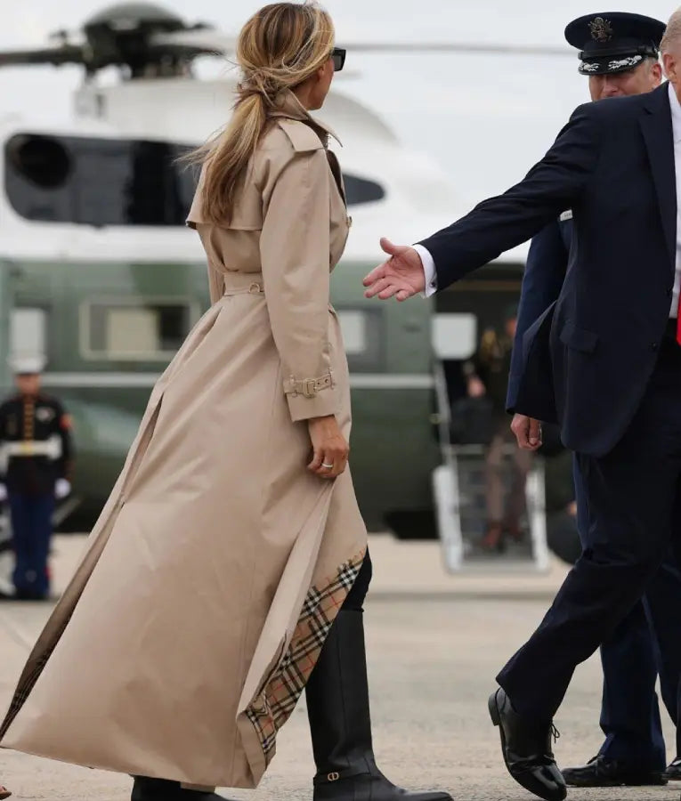 Melania Trump Trench Coat