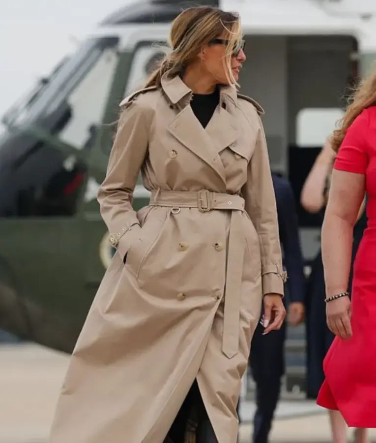 Melania Trump Trench Coat