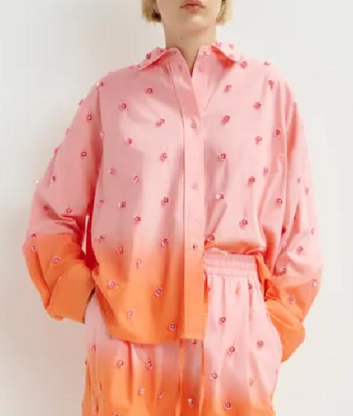 The Cheap Seats S05 Mel Tracina Pink & Orange Ombré Shirt