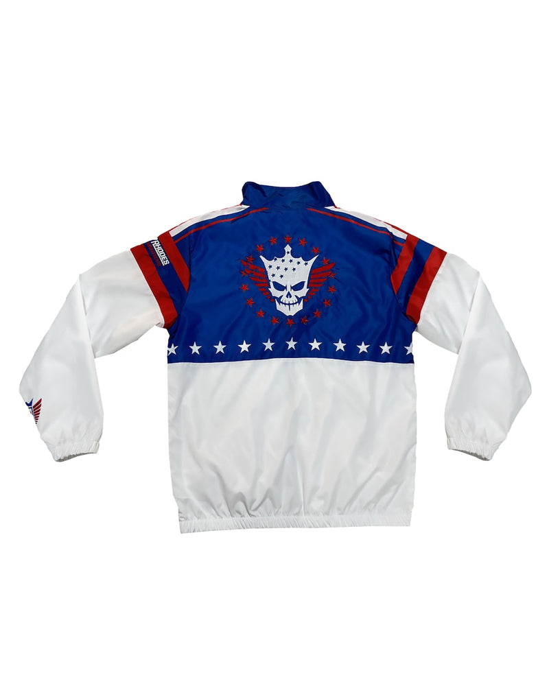 Men’s White Cody Rhodes Stars and Stripes Windbreaker Full-Zip Jacket