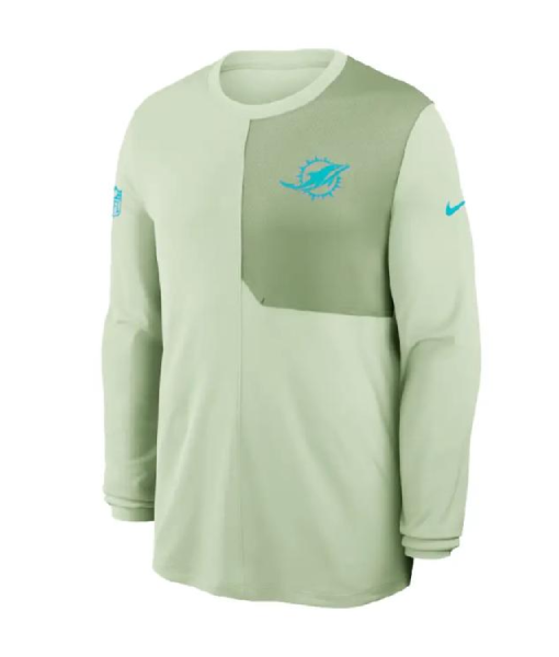Miami Dolphins UV Coach Mint Green T-Shirt