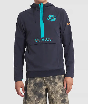 Miami Dolphins Rivalries Sideline Anorak Jacket