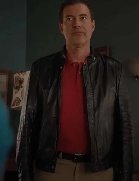 Michael Barnett Good American Family Leather Jacket