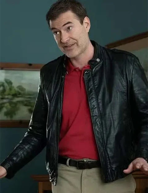 Michael Barnett Good American Family Leather Jacket