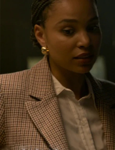 Michelle Taylor Dope Thief s01 Houndstooth Blazer