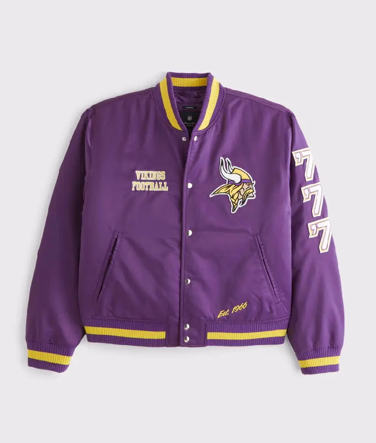 Minnesota Vikings Varsity Bomber Jacket