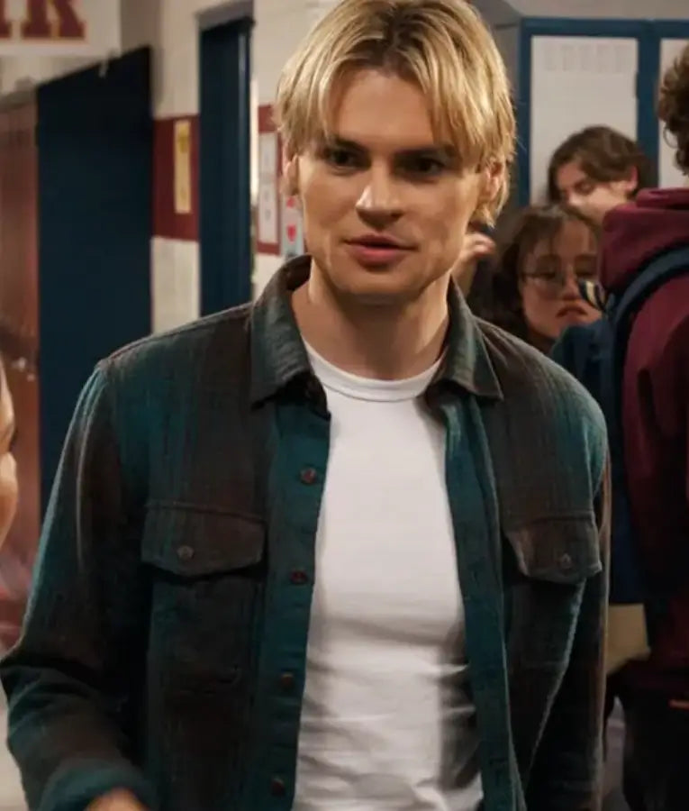 My Life With The Walter Boys S02 Cole Walter Plaid Shirt