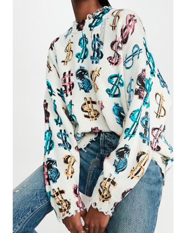 Ironheart 2025 Lyric Ross Dollars Print Sweater