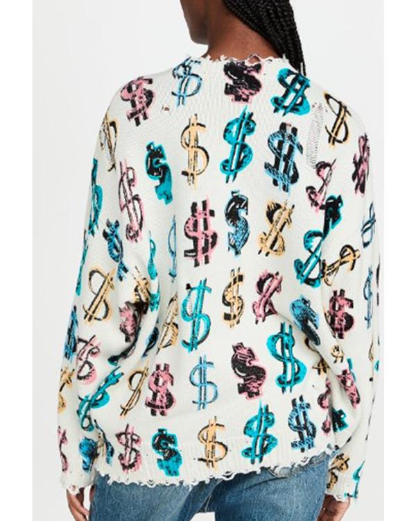 Ironheart 2025 Lyric Ross Dollars Print Sweater