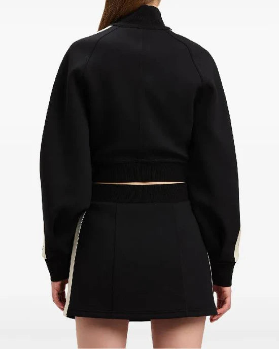 Nine Perfect Strangers King Princess Black Striped Track Jacket