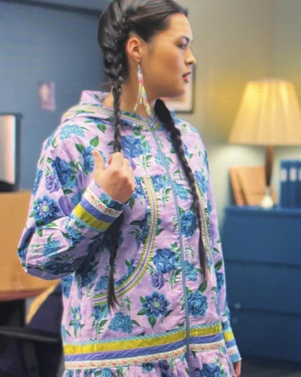 North Of North S01 Anna Lambe Floral Hoodie