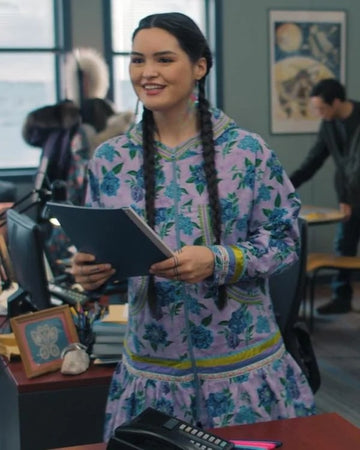 North Of North S01 Anna Lambe Floral Hoodie