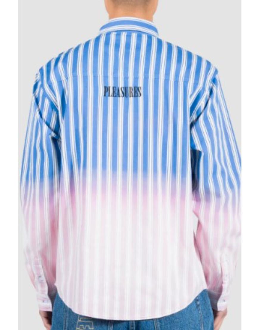 Access Hollywood 2025 Scott Evans Striped Ombre Shirt