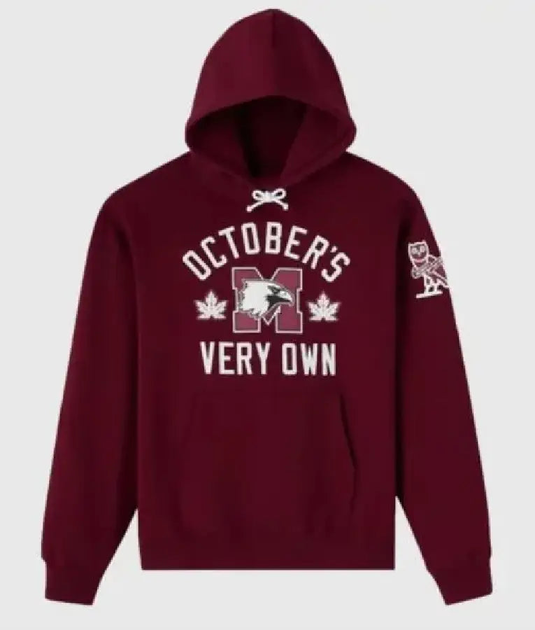 OVO McMaster University Burgundy Hoodie