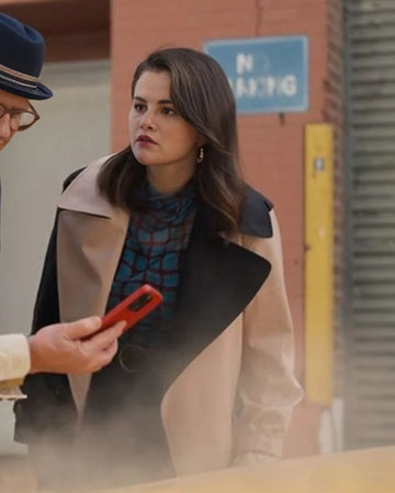 Only-Murders-In-The-Building-S04-Selena-Gomez-Black-And-White-Coat