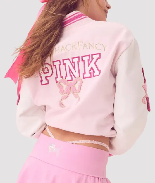 LoveShackFancy x PINK Varsity Jacket