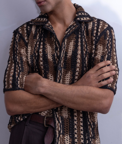 Perfect Match S03 Louis Russell Crochet Shirt