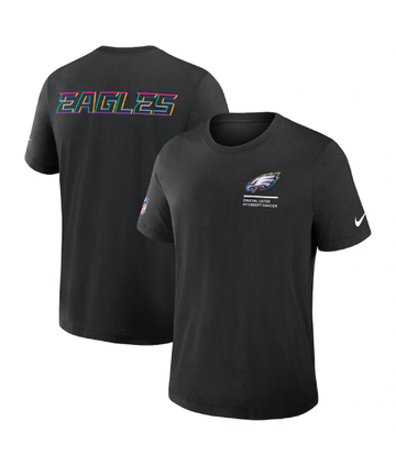 Philadelphia Eagles 2025 Black Crucial Catch T-Shirt