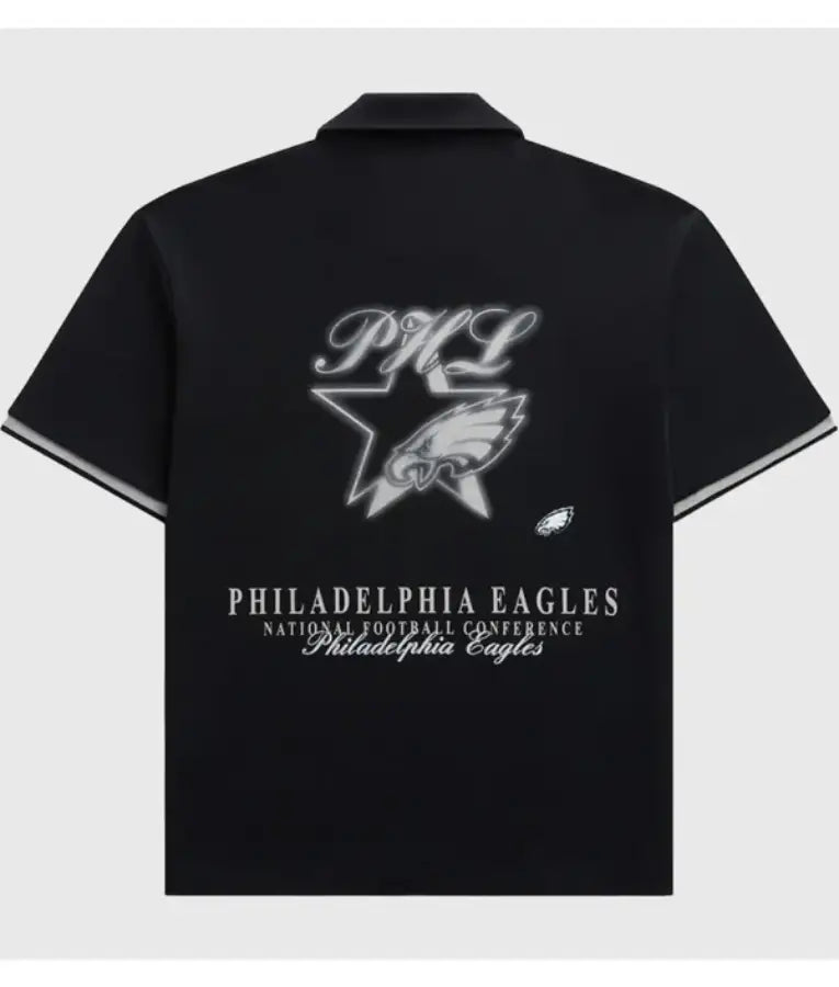 Philadelphia Eagles Zip Up T-Shirt
