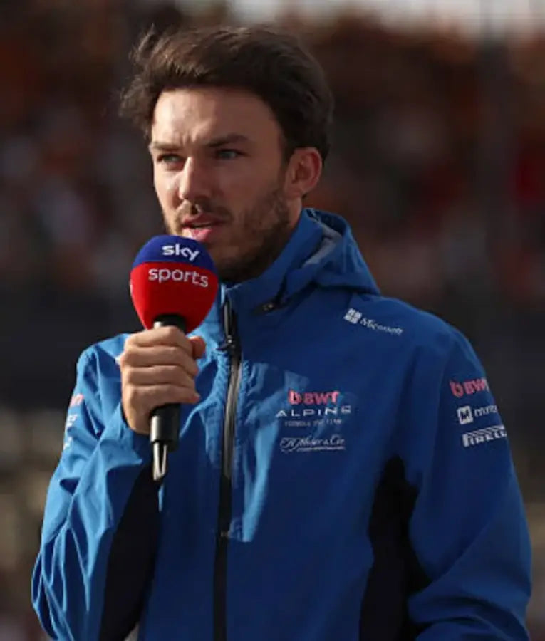Pierre Gasly Alpine F1 British F1 Grand Prix Hooded Jacket