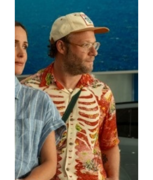 Platonic S02 Seth Rogen Skeleton Printed Shirt