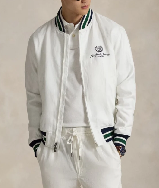 Polo Ralph Lauren US Open Linen Bomber Jacket