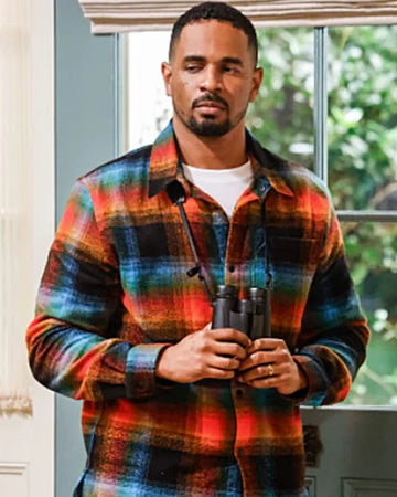 Poppa’s House S01 Damon Wayans Jr Plaid Shirt