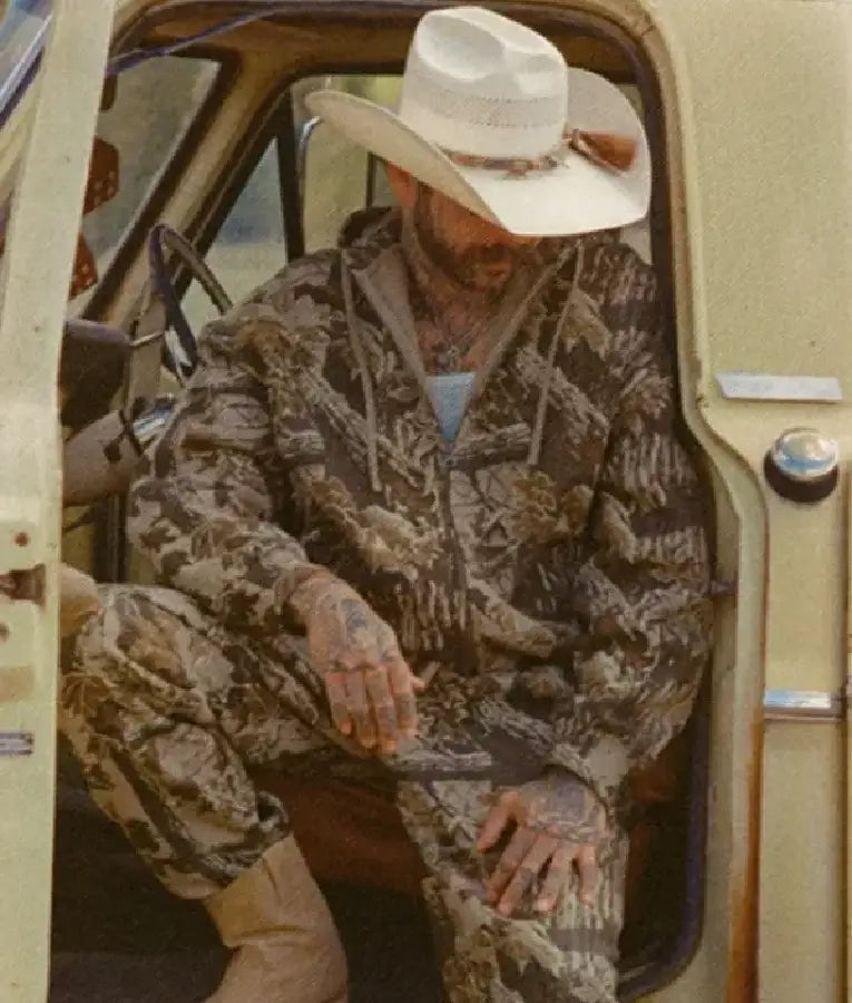 Post Malone Skims Realtree Camo Hoodie