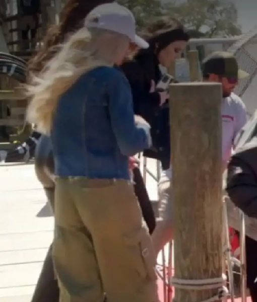 Real Housewives Of Orange County S19 Jennifer Pedranti Denim Cut Off Jacket