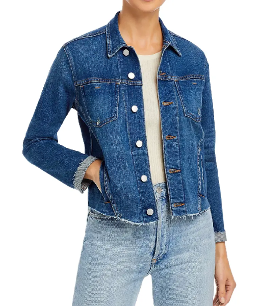 Real Housewives Of Orange County S19 Jennifer Pedranti Denim Cut Off Jacket