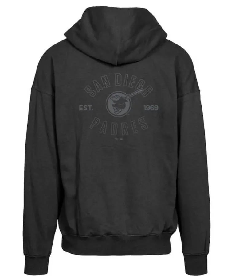 San Diego Padres Black Uphill Abyssal Full-Zip Hoodie