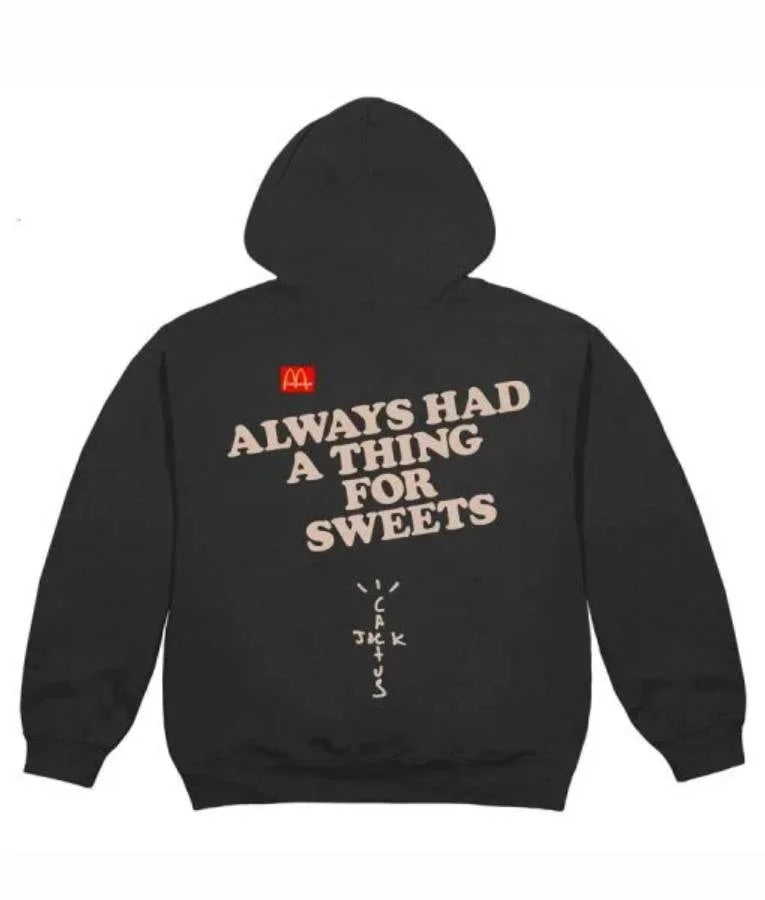 Travis Scott Mcdonalds Apple Pie Black Hoodie