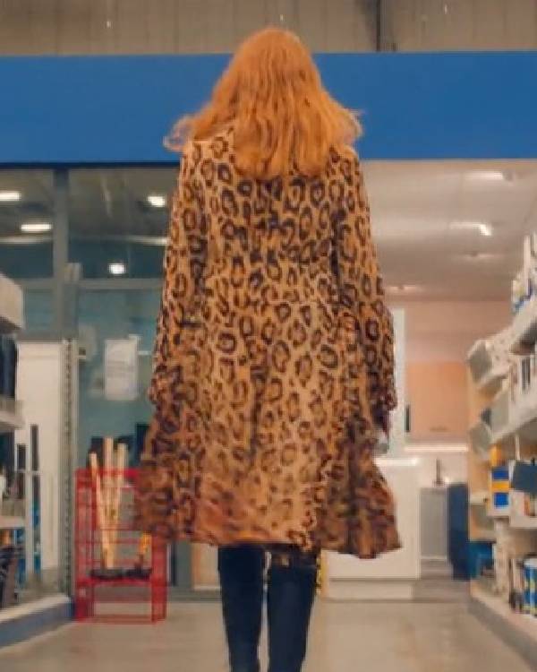 Riot Women S01 Rosalie Craig Leopard Print Coat