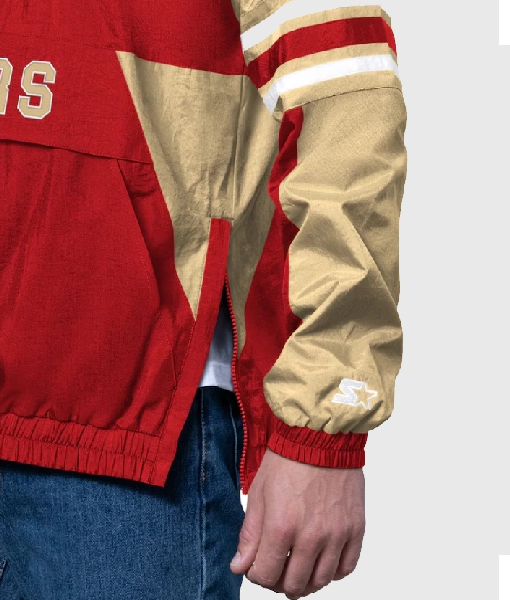 San Francisco 49ers Starter Prospect Half-Zip Jacket