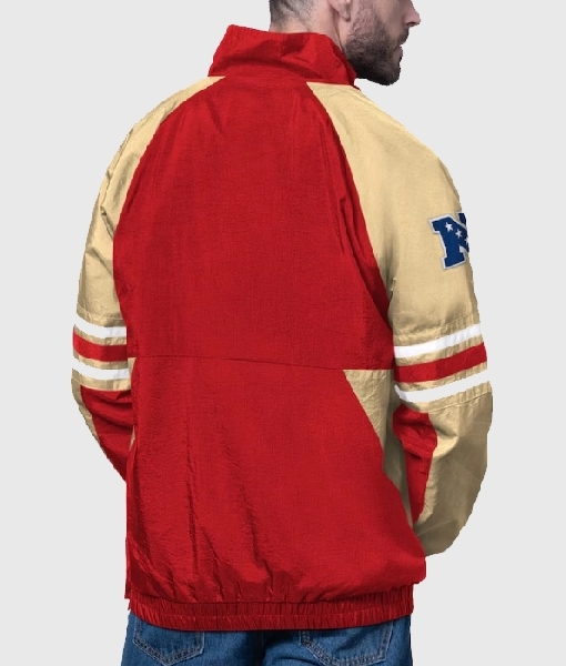 San Francisco 49ers Starter Prospect Half-Zip Jacket