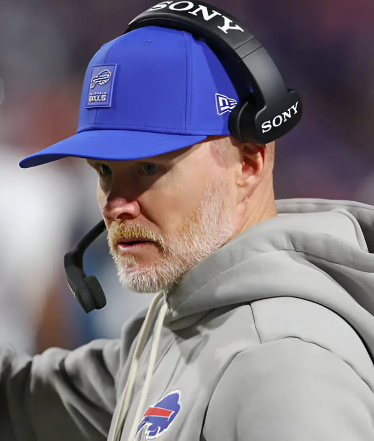 Sean McDermott Buffalo Bills Grey Hoodie