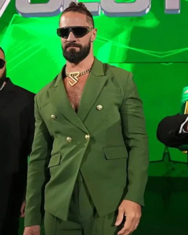 Seth Rollins Monday Night RAW Green Blazer