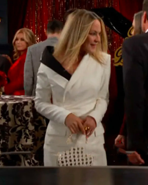 The Young And The Restless Sharon Case Asymmetric Blazer Dress