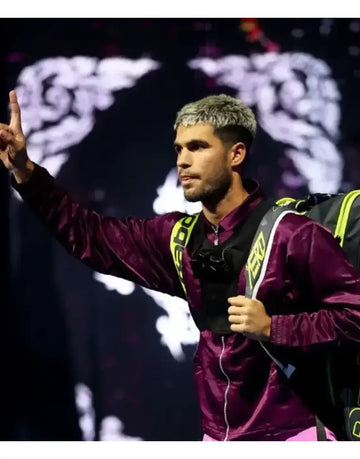 Carlos Alcaraz Six Kings Slam 2025 Purple Jacket
