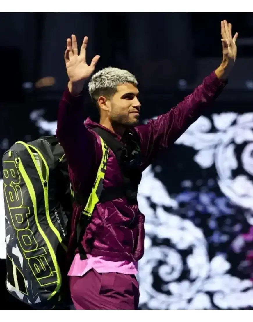 Carlos Alcaraz Six Kings Slam 2025 Purple Jacket