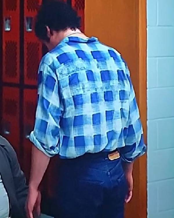 Springsteen Deliver Me from Nowhere Jeremy Allen White Blue Plaid Shirt