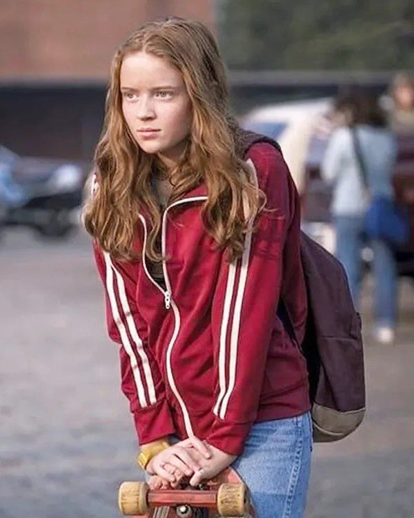 Stranger Things S04 Sadie Sink Red Track Jacket