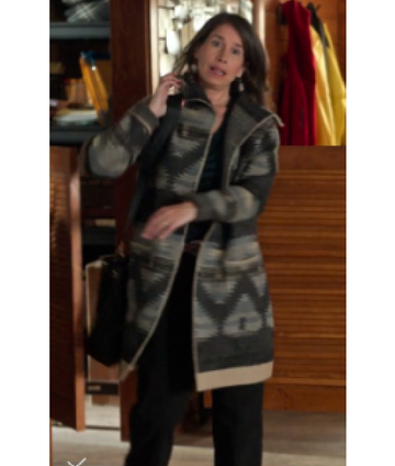Sullivans Crossing S03 Andrea Menard Aztec Print Coat