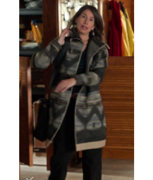 Sullivans Crossing S03 Andrea Menard Aztec Print Coat