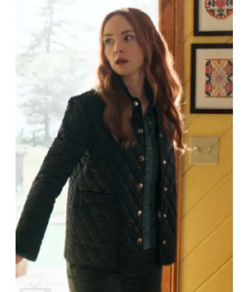 Sullivans Crossing S03 Morgan Kohan Navy Quilted Jacket