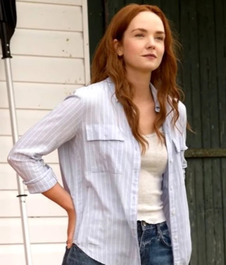 Sullivans Crossing S03 Morgan Kohan Pinstripe Shirt