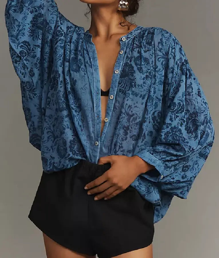 Sullivans Crossing S03 Sydney Shandon Floral Print Shirt