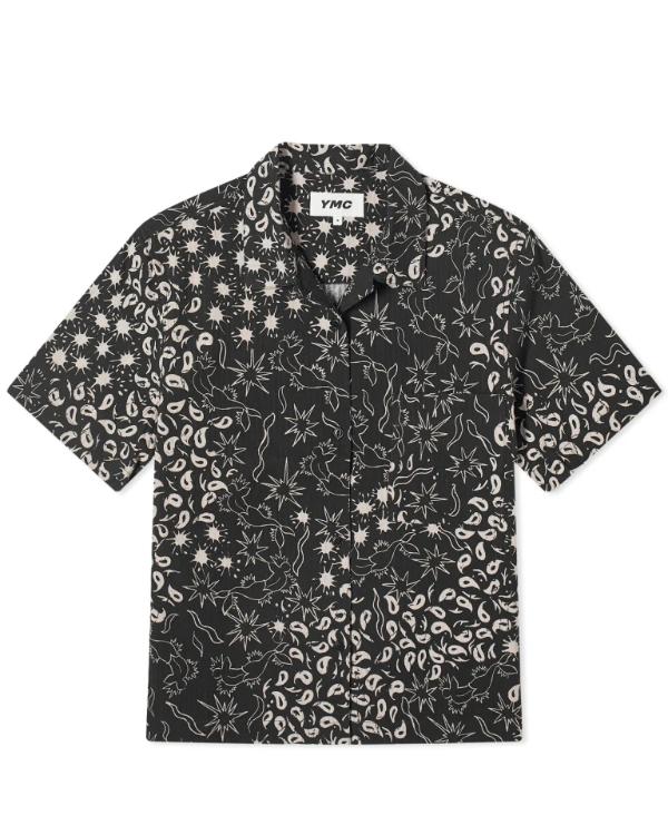 Below Deck S12 Kyle Stillie Black Floral Print Shirt