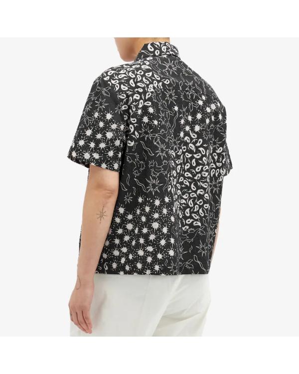 Below Deck S12 Kyle Stillie Black Floral Print Shirt